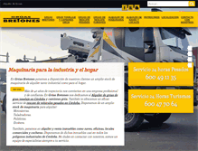 Tablet Screenshot of gruasbretones.com
